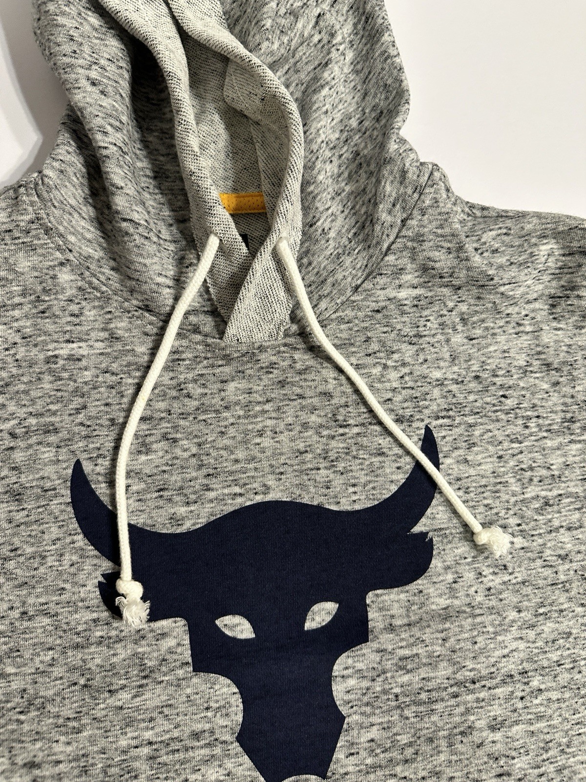 Under Armour Project Rock Hoodie Shirt Mens Large Terry Short Sleeve Drawstring gallery