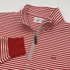 Bald Head Blues 1/4 Zip Pullover Mens M Red NCR Country Club Golf Performance