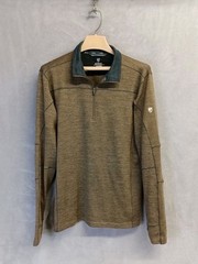 Kuhl Revel Pullover Men’s Medium Brown Activewear Quarter Zip Outdoor Hiking