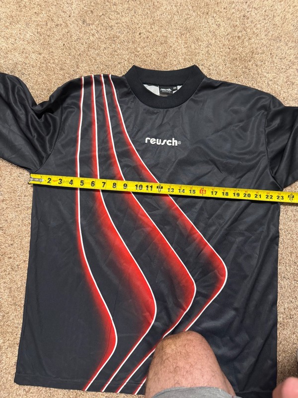 Reusch Padded Goalkeeper Shirt Football Vintage Size Adult Medium gallery