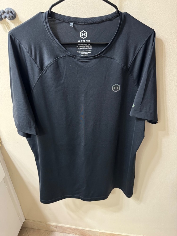 Under Armour Rush Basketball Shirt Curry Black Sz. X-Large