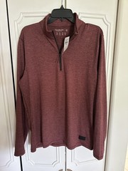 Abercrombie & Fitch Pullover Men’s Soft Air Knit Half Zip LS Shirt Size M NWT