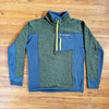 Avalanche Fleece Pullover Sweatshirt 1/4 Zip Performance Green Mens Size Medium gallery