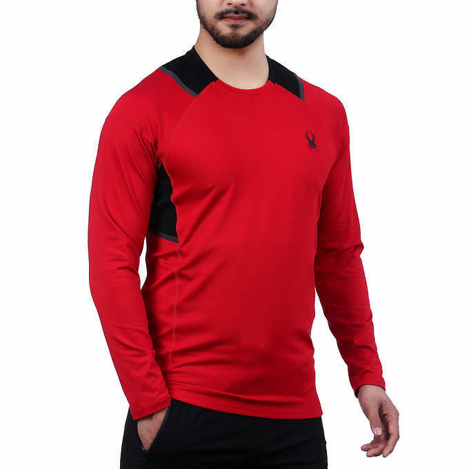 SPYDER Men’s Active 4 Way Stretch Long Sleeve Shirt - F21 gallery