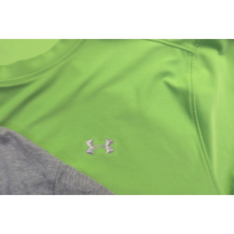 Lot of 3 Under Armour Men's HeatGear T-Shirt XL Black Lime Green Gray gallery