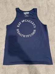 Ray McCauley’s Health Studio Tank Top Arnold Schwarzenegger Large L Vintage