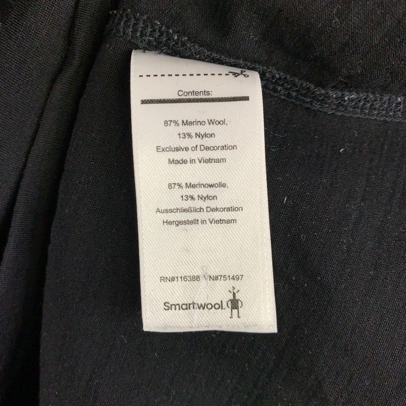 Smartwool Merino 150 Base Layer Top Mens Medium Black Long Sleeve Athletic Shirt gallery