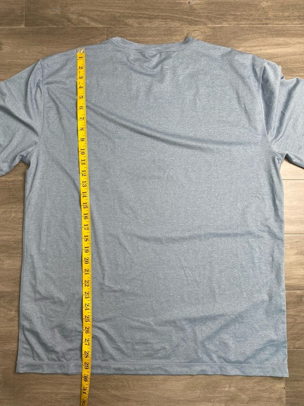 VUORI Tradewind Performance Tee Men 2XL XXL Blue Gym Shirt Yoga Pocket gallery