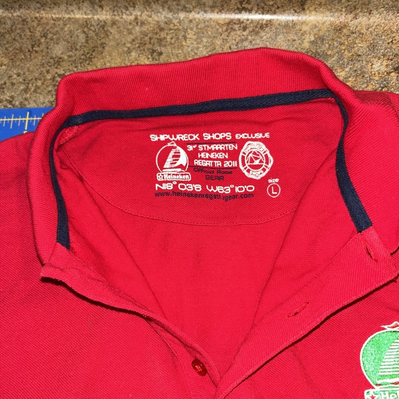 Heineken 31st. St. Maarten Regatta 2011 Golf Classics Polo Shirt SHIPWRECK SHOPS gallery