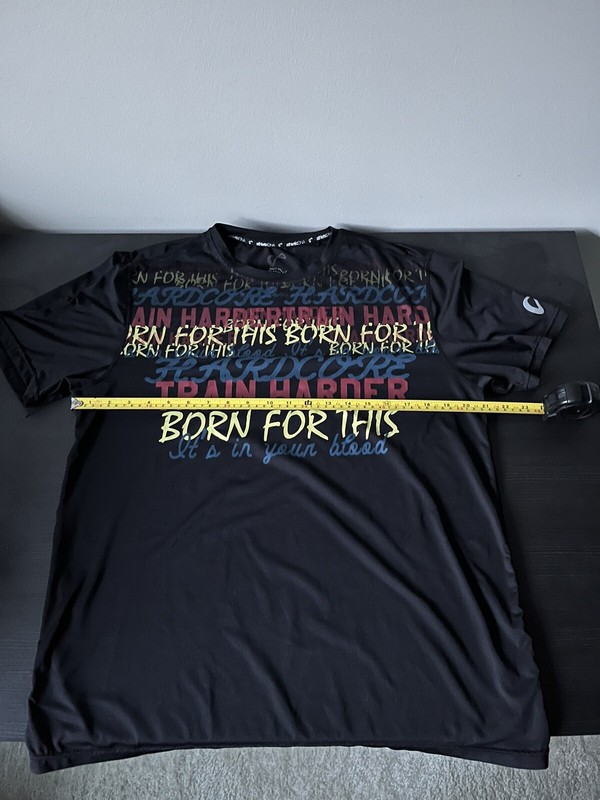 Athletic DNA Training Crew/Tennis Shirt Black Men's Large gallery