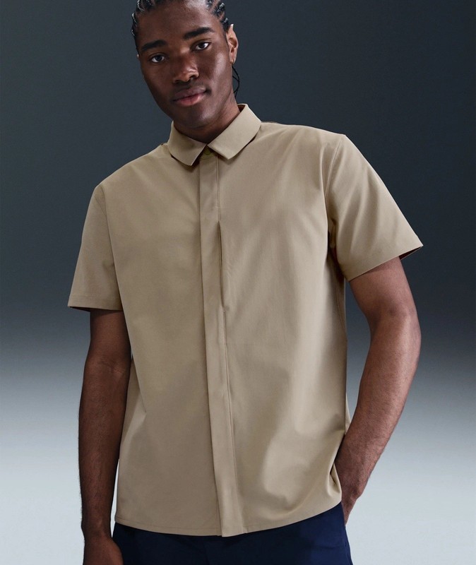 Nike 24.7 Perfect Stretch Dri-Fit Top Snap Button Shirt HQ6958-253 Men’s Sz XXL gallery
