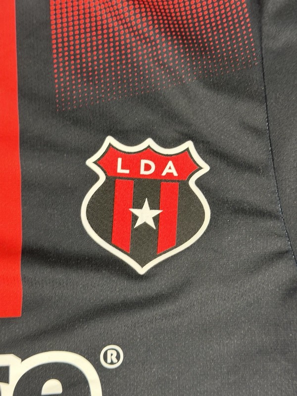 Kelme LDA Alajuelense Soccer Jersey Costa Rica Monge Mens USA M Black Red gallery