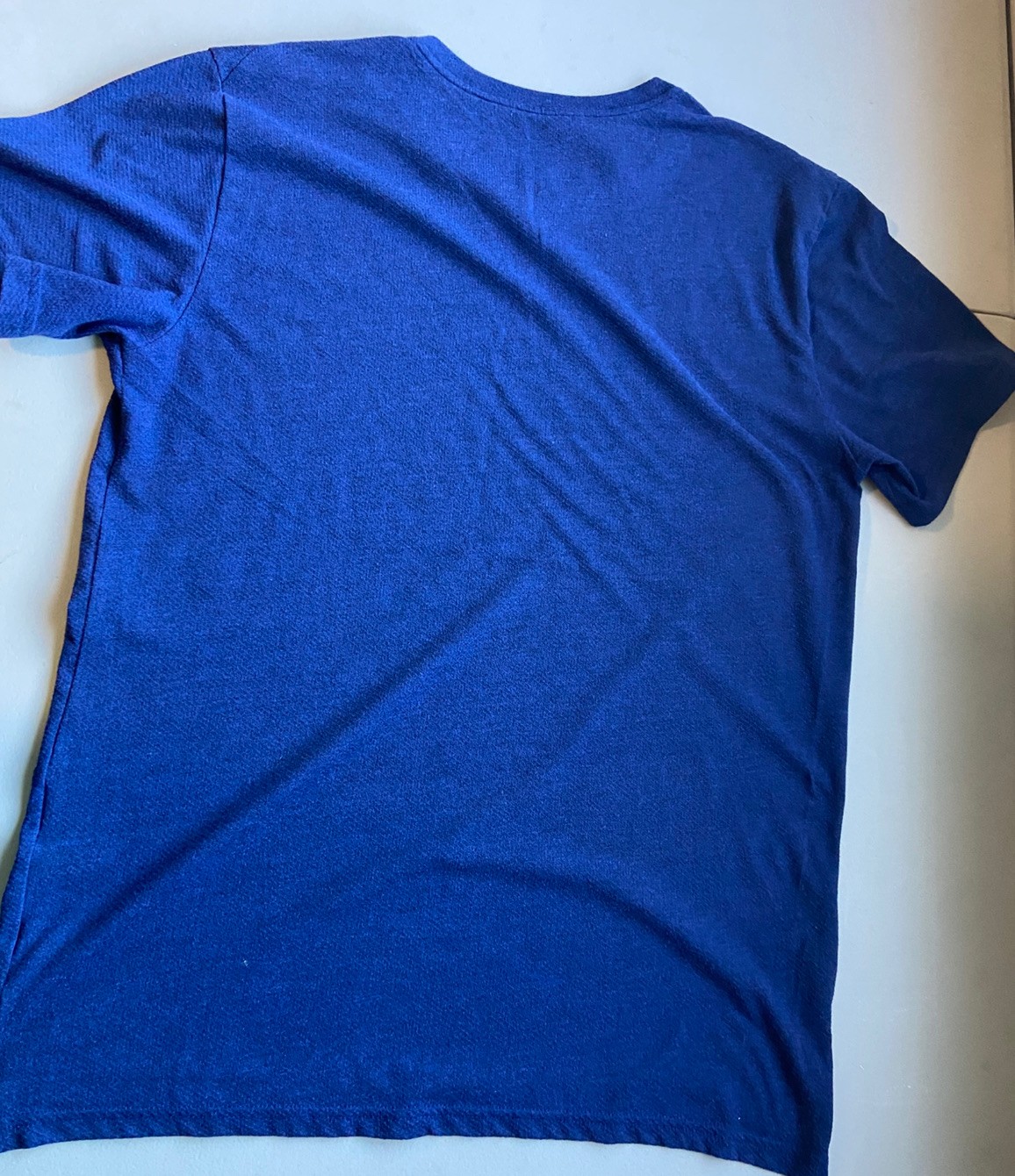 Nike Dri Fit Mens Crew Neck Navy Blue Tee Shirt Light Weight Medium Short Sleeve gallery