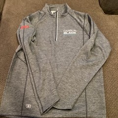 Carbon Black Arm Your Endpoints Ogio Quarter Zip Mens L Excellent Condition