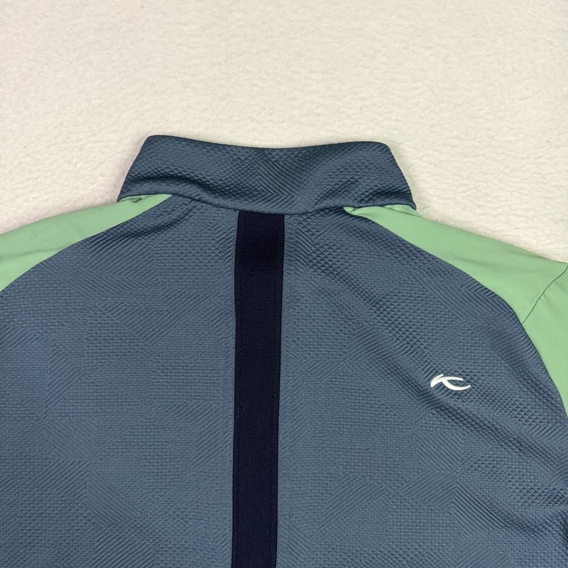 KJUS Mens 1/2 Zip Pullover Golf Midlayer Lightweight Stretch UPF 30+ Navy 54 XL gallery