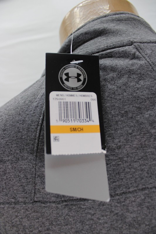 Under Armour Maryland Lacrosse Pullover Mens Small Gray 1/4 Zip Long Sleeve gallery