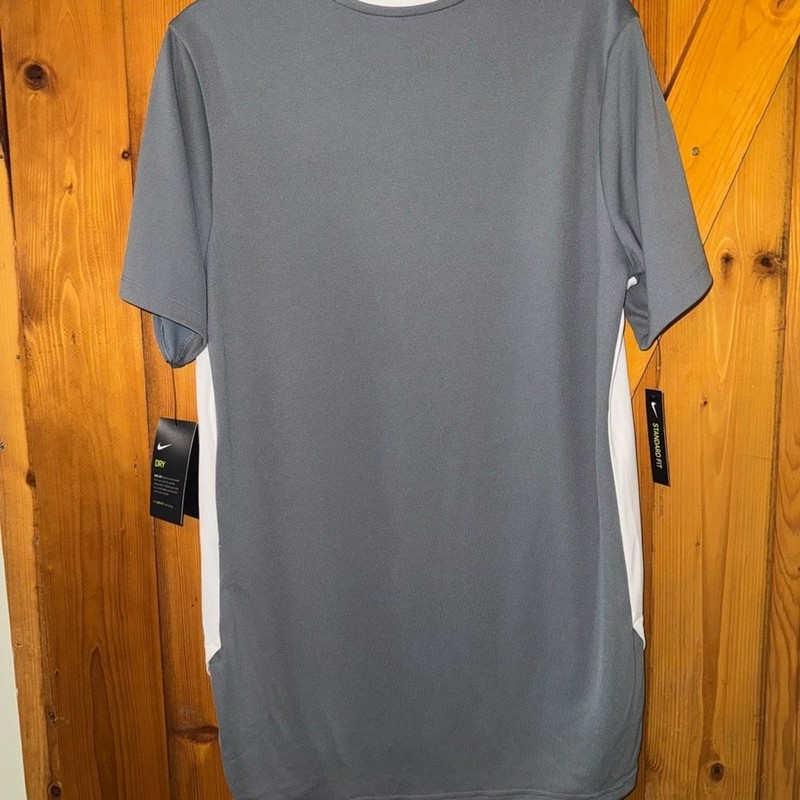 Nike Men's Two-Tone Gray and White Tee gallery