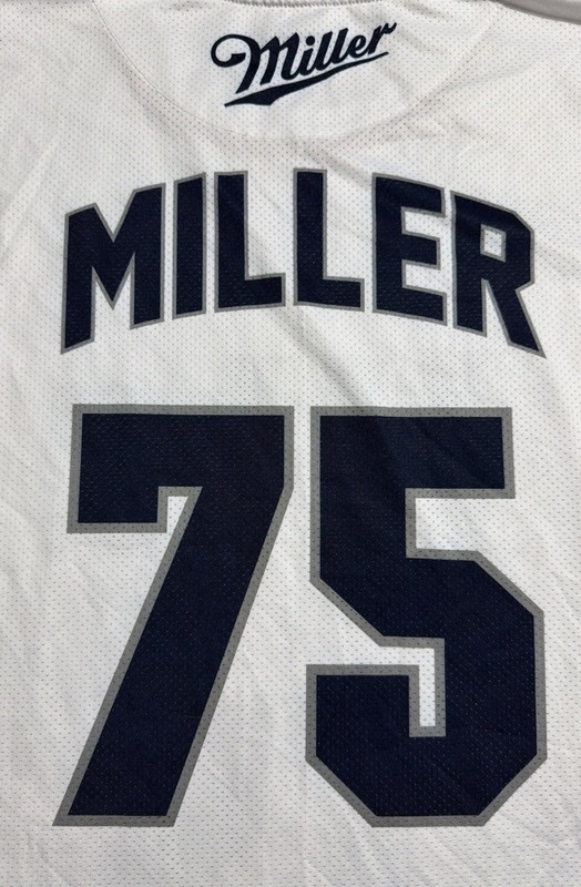 Miller Lite Beer Basketball Jersey #75 Miller Time Men’s 2XL Retro White Party gallery
