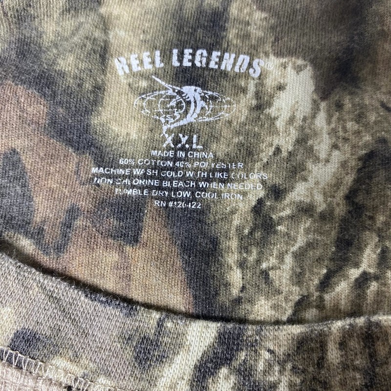 Reel Legends Mens Shirt XXL Two Tone Outdoor Lightweight Soft gallery