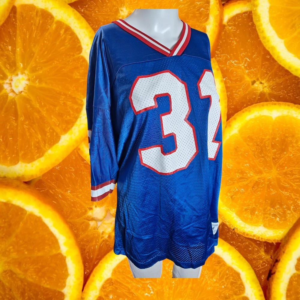 Champion VTG New York Giants Sehorn 31 V-Neck Short Sleeve Home Jersey Size 44