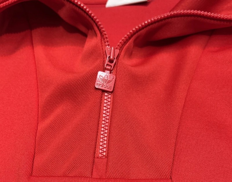 adidas Men’s Red 1/4 Zip Funnelneck Track Top Size XL Brand New‼️ gallery