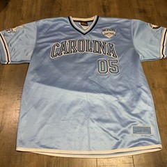 Vintage FUBU City Series Carolina Blue #05 Pullover Jersey Size XL Rare