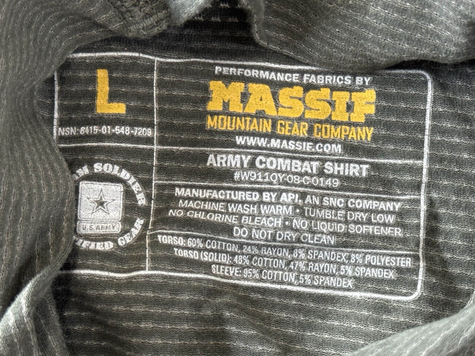 New Massif Army Combat Shirt (ACS) FR Flame Resistant ACU UCP Digital L gallery
