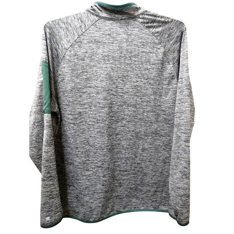 Michigan State Spartans Quarter Zip Pullover Gray Long Sleeve Shirt gallery