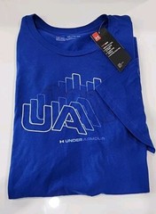 NEW Under Armour Mens STACKED Team Issue Wordmark Graphic Sportstyle T-Shirt LG