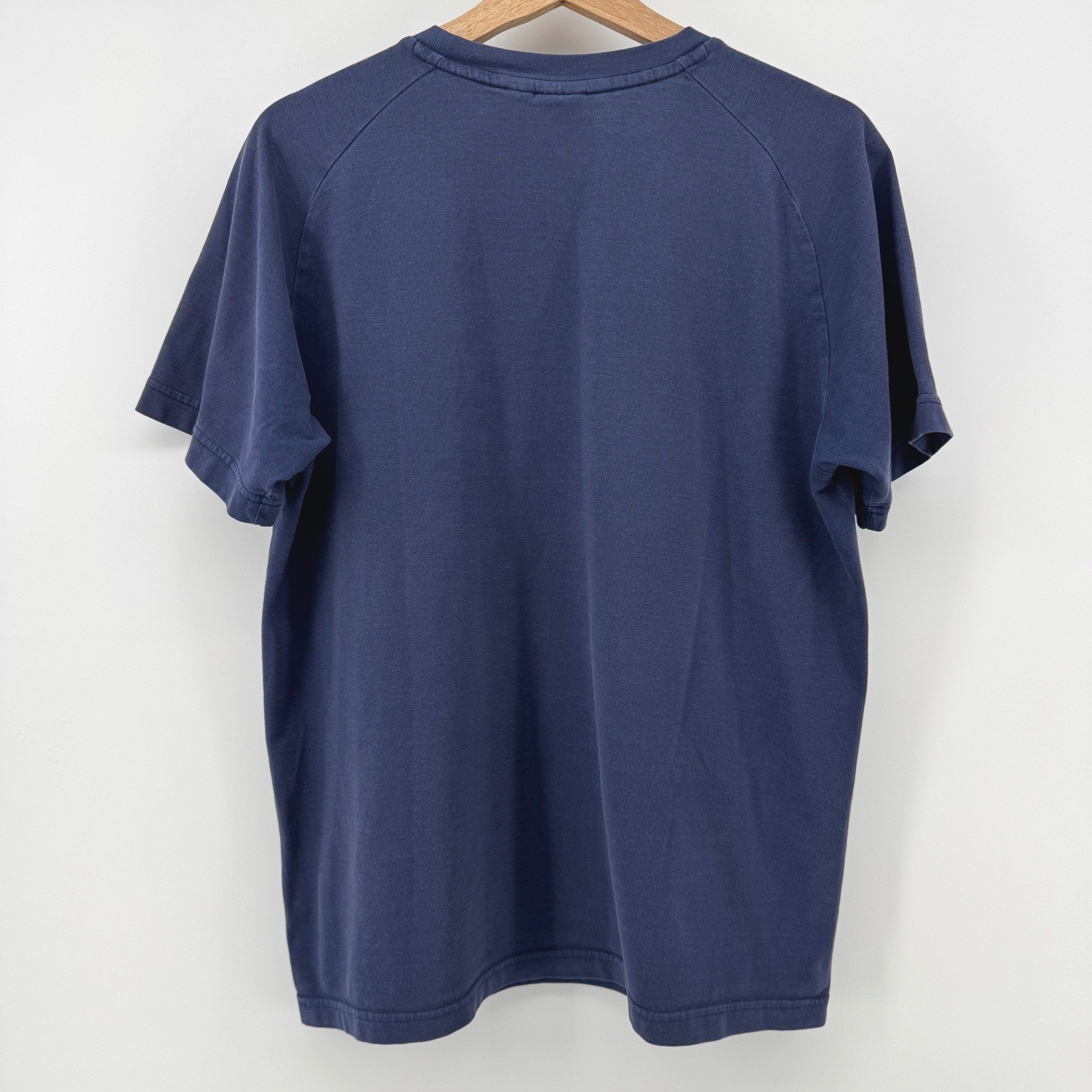 Puma Mens Navy Blue Raglan Graphic T-Shirt Tonal Cat Logo 592127 Size L gallery