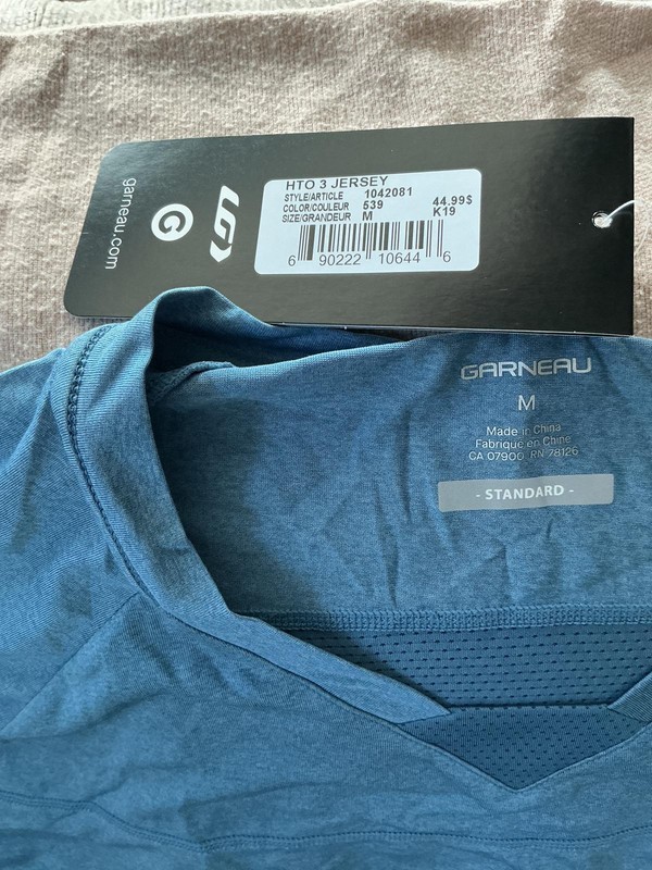 Garneau HTO 3 Cycling Jersey | Lightweight Summer Performance Men’s M Blue NWT gallery