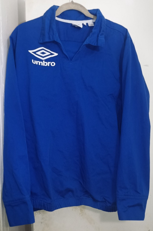 Umbro Vhtf Drill Top Made In England Vintage Men Rare Model Limited Edition Sz L gallery