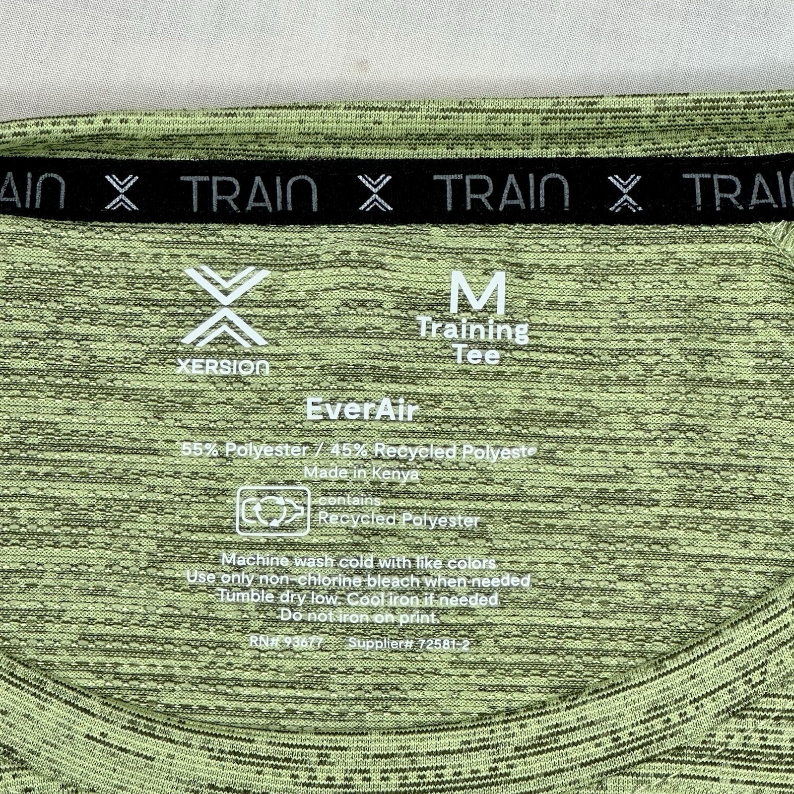 Xersion Shirt Mens Medium Everair Training Workout Running Short Sleeve Gym Tee gallery