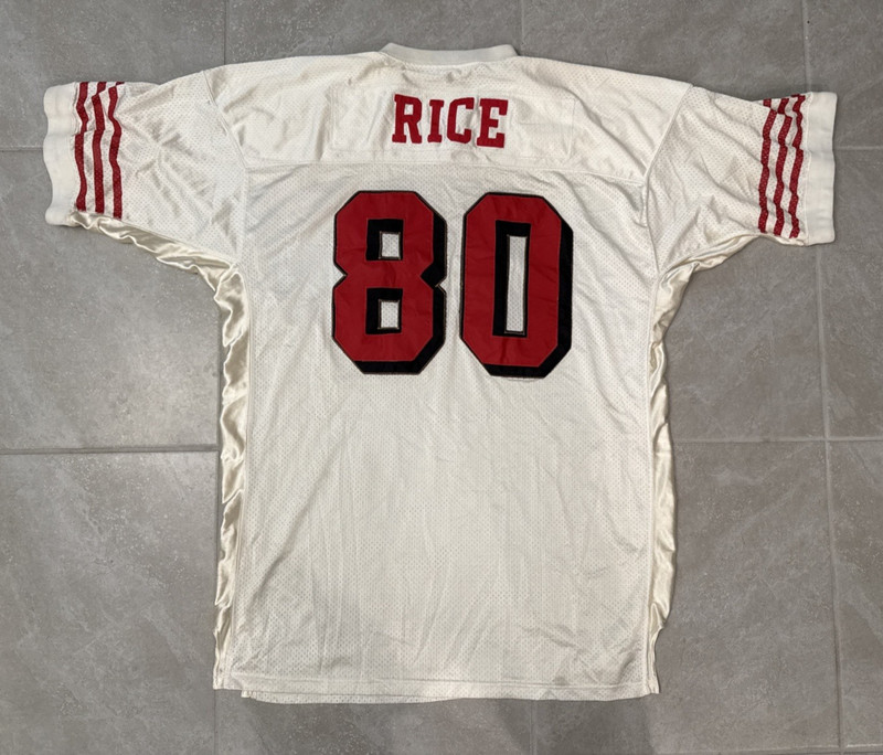 Mitchell & Ness Authentic Throwback 1996 Jerry Rice #80 49ers Jersey Size 56 gallery