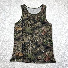 Mossy Oak Mens Camouflage Muscle Tank Top Shirt S Camo Hunting Outdoor Faded