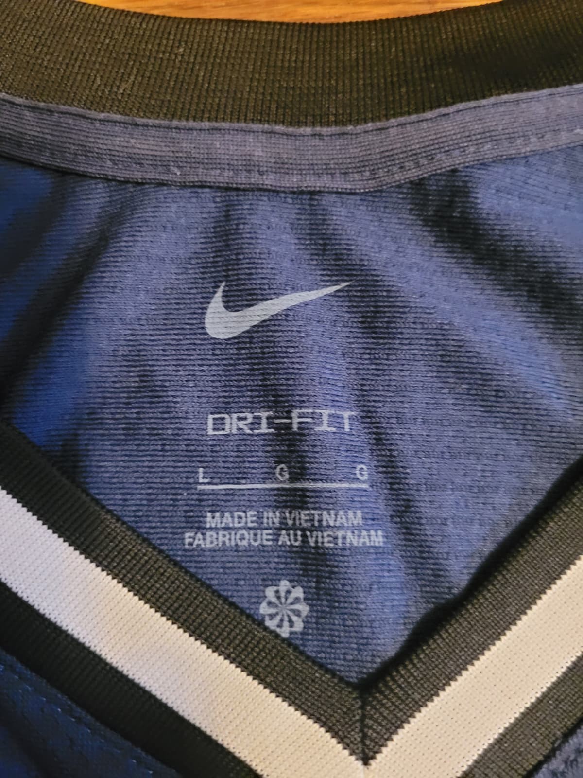 Nike DNA Basketball Mesh Jersey Warm Up Practice Navy Blue FQ3707 Mens Large EUC gallery