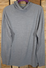 Smartwool Men’s M Merino Sport 150 Hooded Long Sleeve Shirt Grey Base Layer