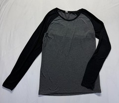 Under Armour Semi Fitted Shirt Men Small Heather Charcoal Black Athletic Workout