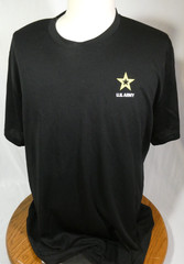 US Army Training Shirt Men’s Size XL Black Short Sleeve Quick Dry PT Workout