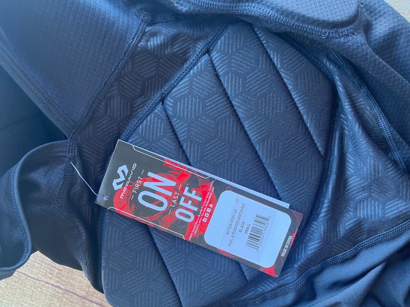 MCDAVID FIRST ON LAST OFF COMPRESSION PADDED TANK BLACK MENS SMALL NEW WITH TAGS gallery