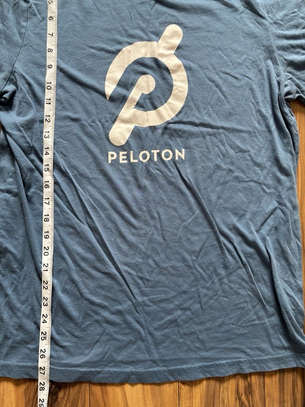 Peloton Essential Performance Blue Short Sleeve T-Shirt Size Medium gallery