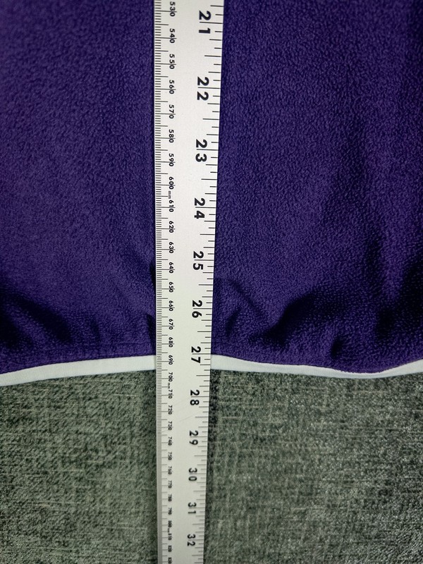 Peter Millar Warmth Fleece Quarter Zip Pullover Mens L Purple Polyester Golf gallery