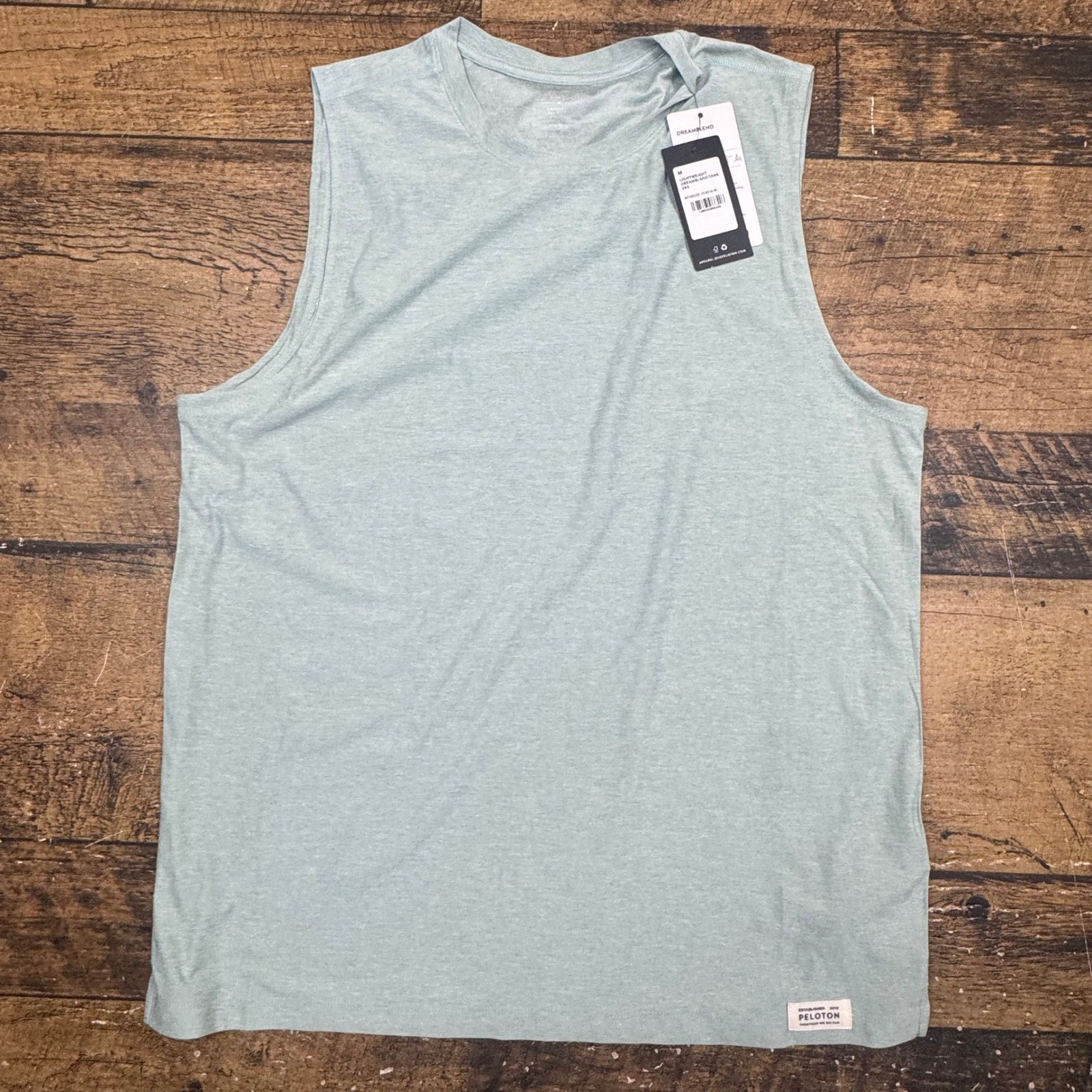 Peloton Mens Lightweight Dreamblend Tank Top Sage Green MT00355-253016-M Size M gallery