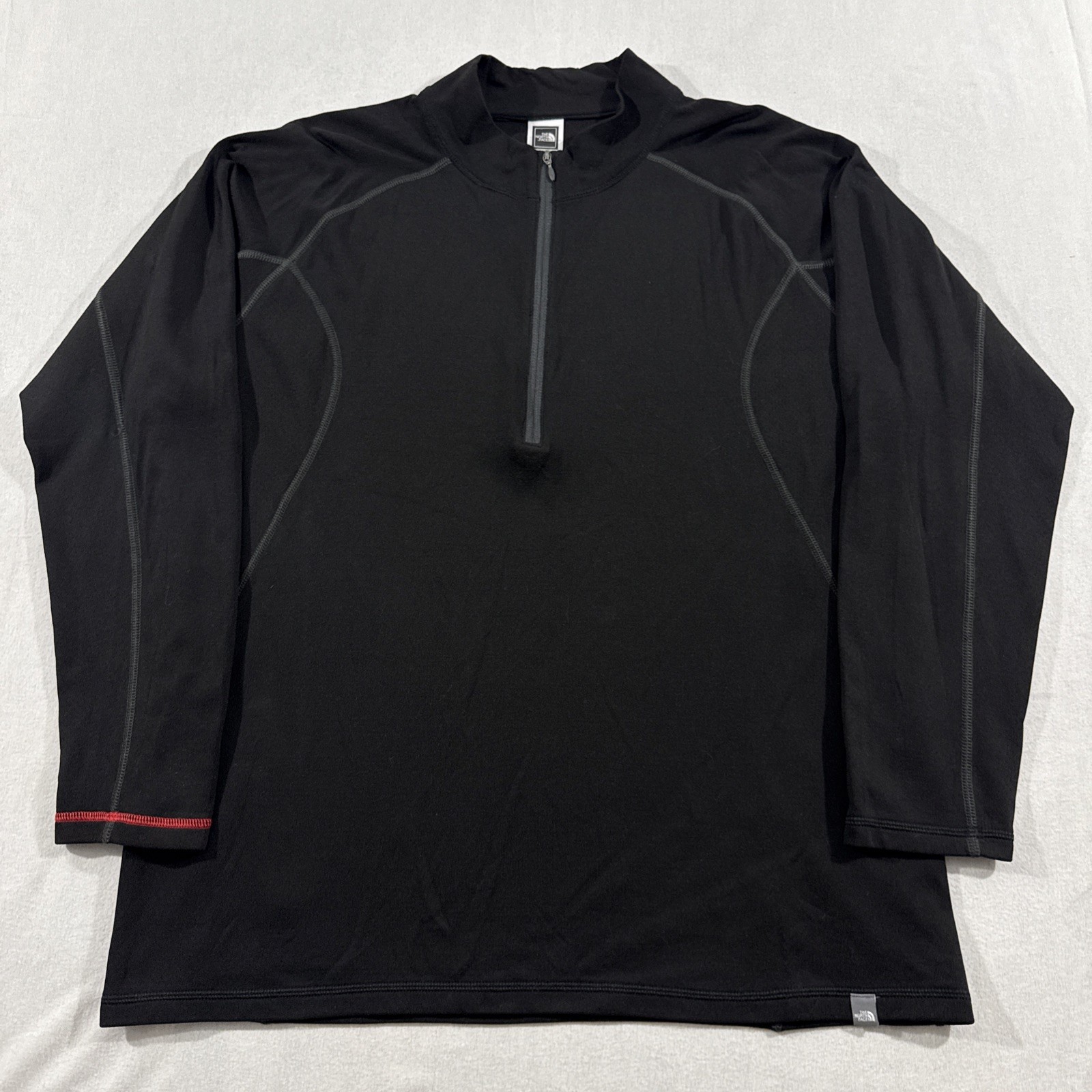 The Northface Men’s Lightweight Breathable Polypropylene Half Zip Sz XL Running gallery