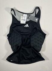 adidas Padded Compression Top Men’s Black Small $80 MSRP