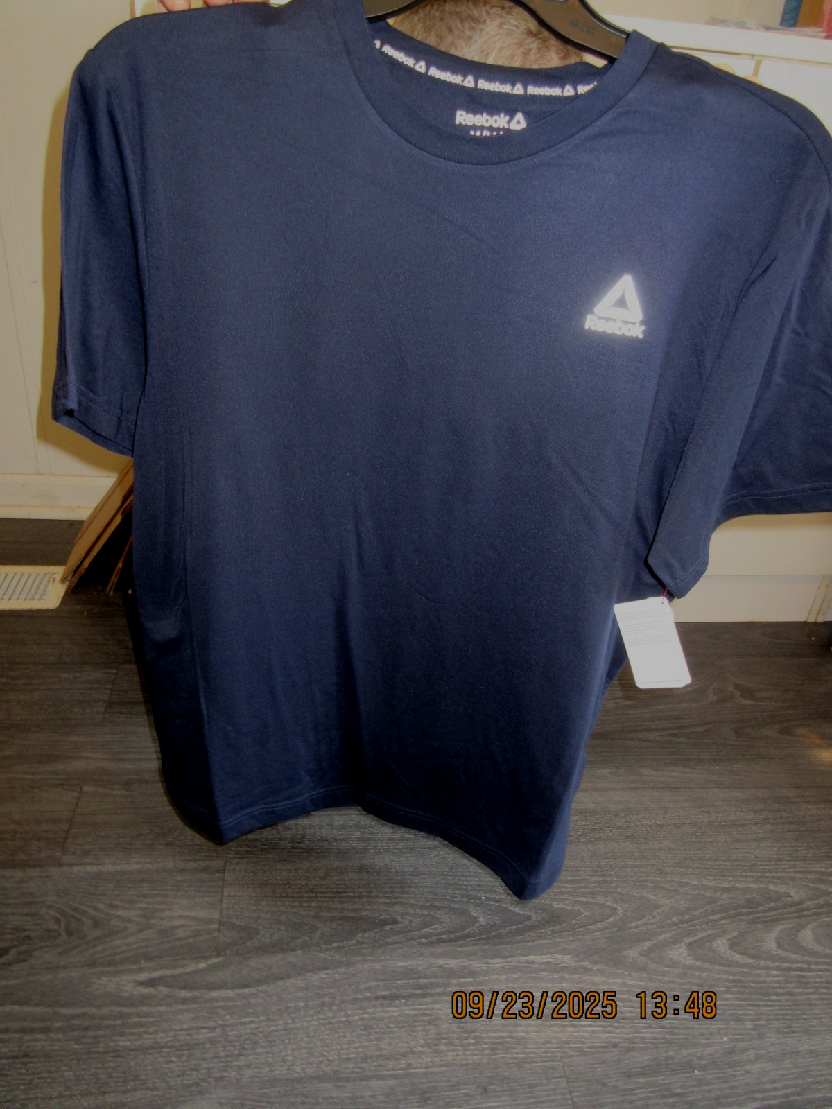 Reebok Men's Short Sleeve Delta Core T-Shirt-Navy - 3XL- NWT gallery