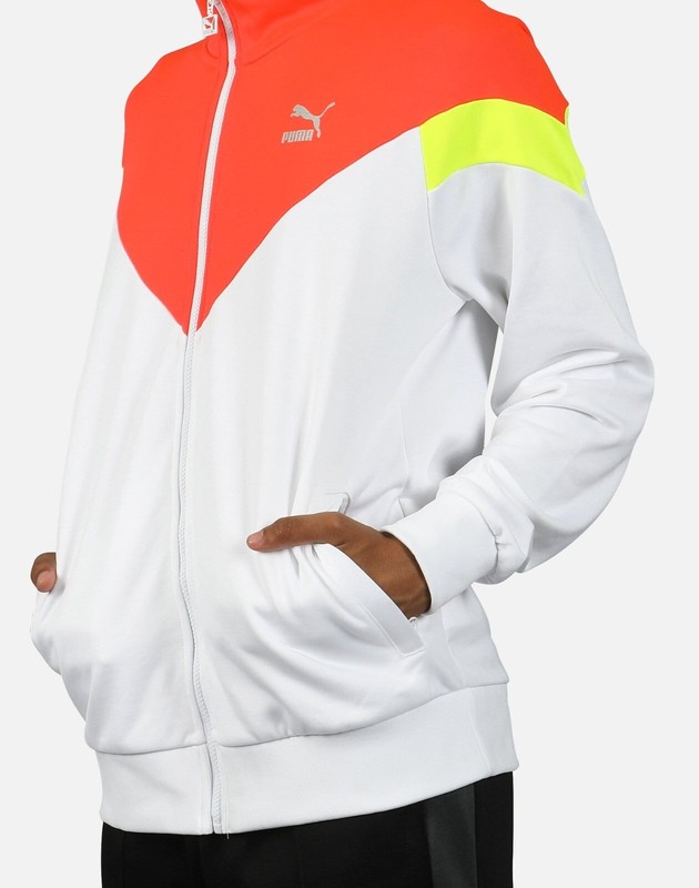 Puma Classic ICONIC MCS TRACK Jacket Retro Color-Block T7 Sweat Shirt Men size M gallery