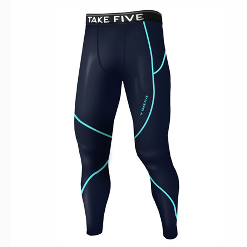 Take Five Mens Skin Tight Compression Base Layer Running Pants Leggings NT510