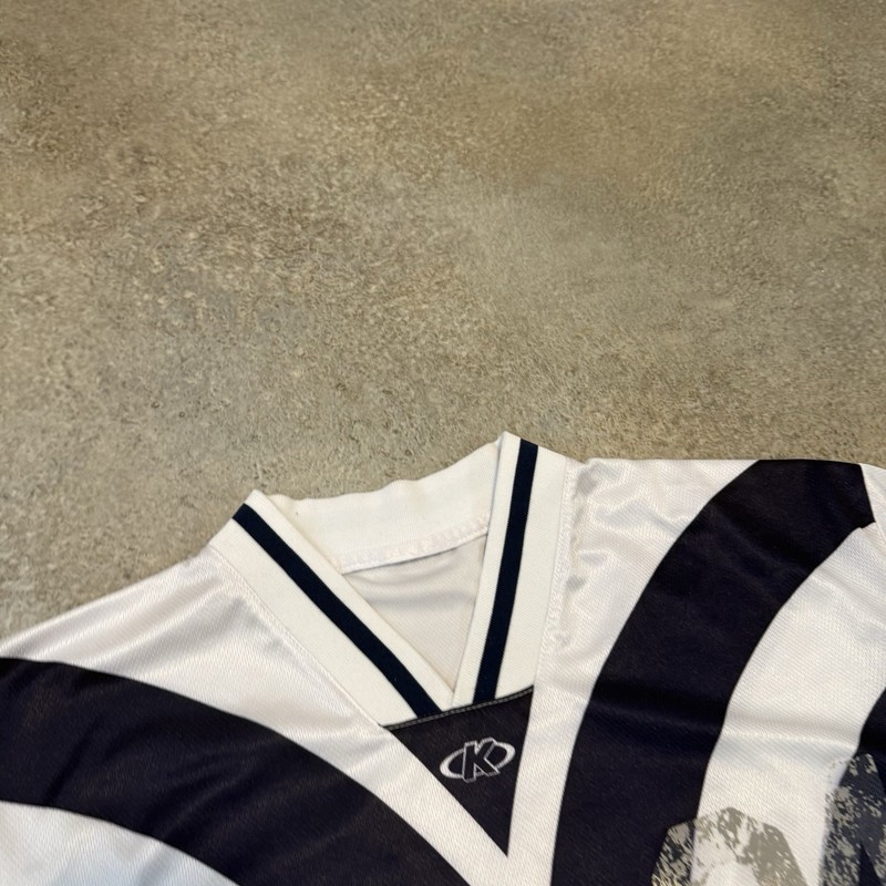 Vintage Y2K Kelme Pleasant Valley Striped Soccer Jersey Kit XL #24 Retro 2000s gallery