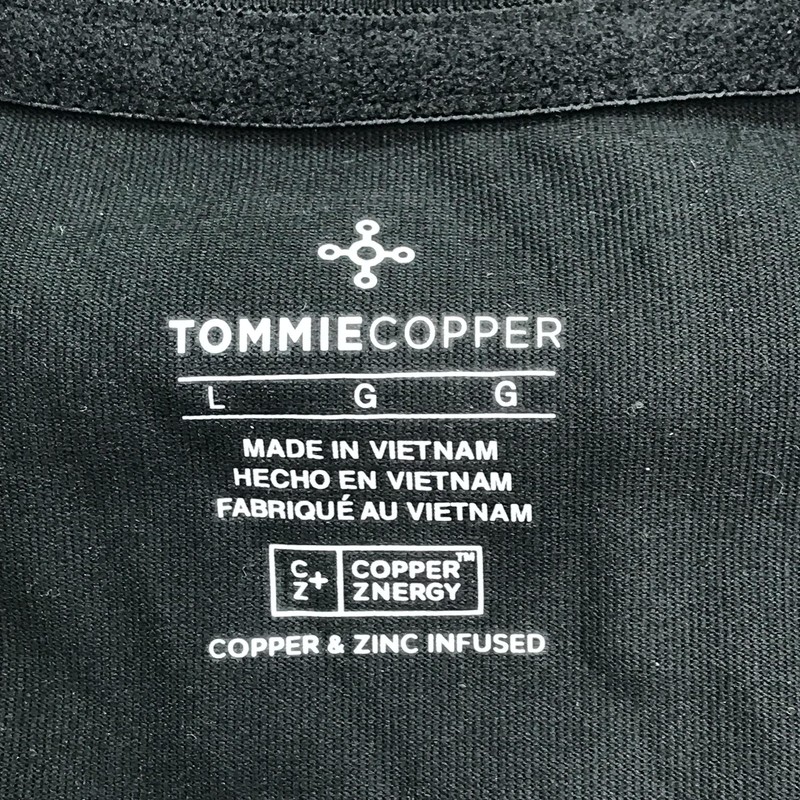 Tommie Copper Shirt Mens Large Black Compression Lower Back Support Athletic gallery